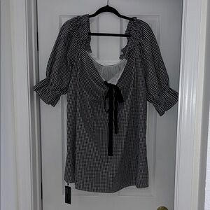 Black and White Women's Top